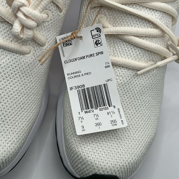 adidas Women's Lifestyle Cloudfoam Pure SPW Sneakers  NWT - Picture 4 of 10